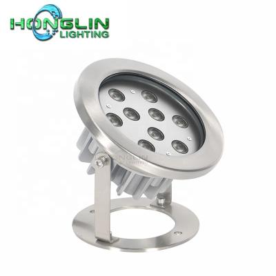 China Theme Park LED Background 9W RGB dxm512 Water Fountain Pool Lamp Light Outdoor IP68 Waterproof for sale