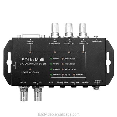 China Plug and play Easy to install DVI to SDI aspect ratio video to video converter up/down scaling for sale