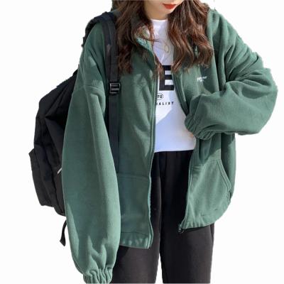 China Fashionable Solid Sweatshirt Women Autumn Streetwear Sweatshirt Jacket Crop Hoodie Pullover Full Zip Anti-wrinkle Spring Hoodie for sale