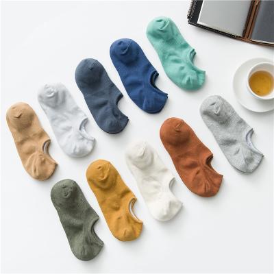 China KANGYI viable plain colored short socks new fashion no show men's socks low cut ankle socks for men for sale