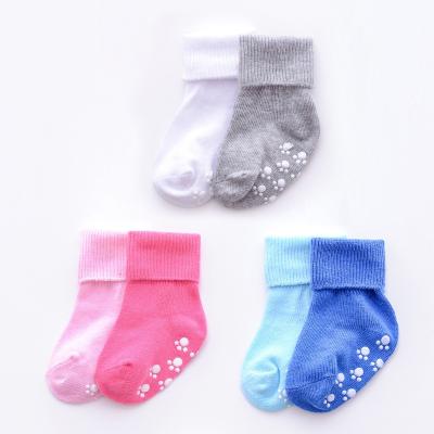 China KANGYI lovely and comfortable viable high quality cheap kids knitted socks with cartoon for sale