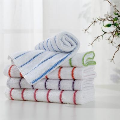 China MT07-05 Customized Tablets 200-400gsm 40*60 Dry Comfortable Soft Eco-friendly 100% White Microfiber Face Towels for sale