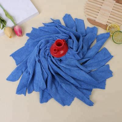 China New Fiber Broom Head Household Absorbent Cleaning Wet & Dry Mop Head Round Main Broom Viable for sale