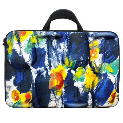 China Fashion Colorful Printing Eva Material Wine Glasses Carrying Case Shockproof Carrier for sale