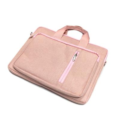 China New Arrival Large Capacity 13 Inch Polyester Canvas Handle Design Ladies Business Laptop Sleeve Bags For MacBook for sale