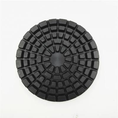 China 4inch Eco-Friendly #50 Thickened Concrete Diamond Resin Bond Abrasive 4 Inch 10mm Thick Polishing Sanding Pad 4