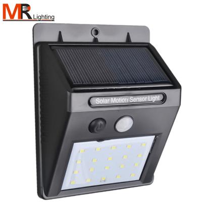 China 20 LED Solar Desk Light, Solar Wall Light Outdoor Solar Powered Lamp with Waterproof Motion Sensor for sale