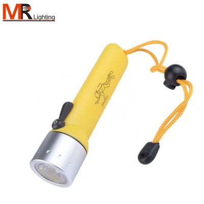 China xm-l T6 flashlight camping flashlight diving type and portable LED light source diving lights for sale