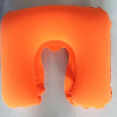 China Inflatable Easy Carry PVC Inflatable Neck Pillow Custom Logo Ce Standard for sale