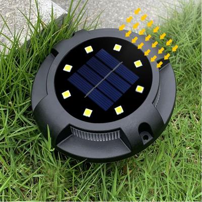 China 8LED residential solar buried can be used for stair lights outdoor underground lights pathsgarden decoration floor lawn lights wat for sale