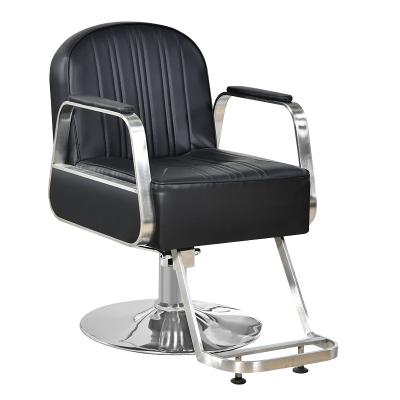 China Modern High Quality Salon Chairs Styling Chair Barber Shop Antique Covers Barber Gold Chai Hairdresser for sale