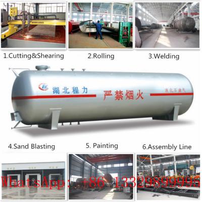 China CLW brand 80m3 surface LPG gas storage tank for sale, hot sale 32metric tons bulk surface lpg gas storage tank for sale