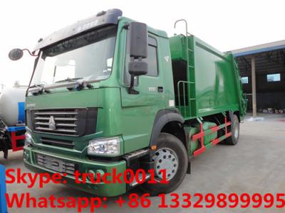 China SINO TRUK HOWO LHD/RHD garbage compactor truck for sales, Best price12cbm compacted garbage truck for sale for sale