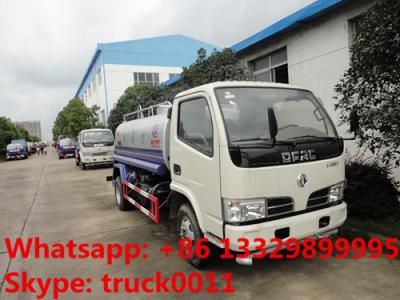 China cheapest price high quality dongfeng RHD 95hp water sprinkling truck for sale, factory sale best price water carrier for sale