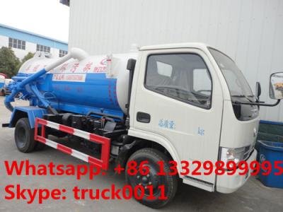 China hot sale dongfeng 4*2 LHD/RHD 3000Liters vacuum sludge truck,best price CLW brand sewage suction truck for sale for sale