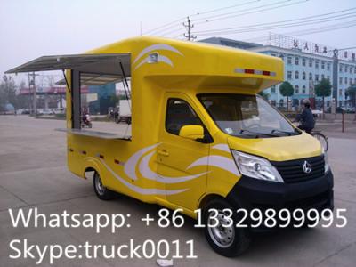 China Factory direct sale mobile ice cream truck for sale with metal painting and washing basin, Chang'an mobile food truck for sale