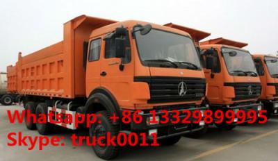 China hot sale North Benz Euro 3 290hp dump tipper truck for sale, best price North Benz 6*4 LHD 30tons dump tipper truck for sale