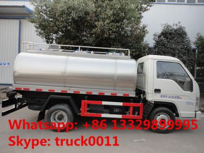 China HOT SALE! new best price 3,000L forland RHD fresh milk transported truck for sale, mini liquid food truck for sale for sale