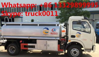 China factory sale dongfeng fuel tank truck with competitive price, 2020s best price CLW 5000Liters oil dispensing truck for sale