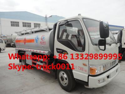 China JAC 4*2 LHD mini 5 cubic meters refuler truck for sale, factory direct sale JAC new 5 cubic meters oil dispensing truck for sale