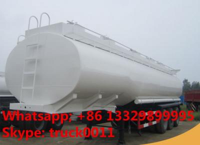 China 3 axle good price new 30000L fuel tank trailer for Zimbabwe, 3 axles 30m3 bulk road transported oil tank for sale for sale