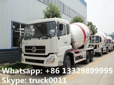 China best quality factory sale 6*4 Dongfeng 12 cubic meters concrete mixer truck, dongfeng dalishen 12m3 concrete mixer truck for sale