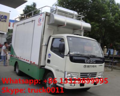 China 4x2 diesel 120hp mobile chinese food truck, dongfeng 4*2 LHD mobile kitchen vehicle, hot sale fast food truck for sale for sale