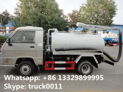 China Forland mini 4*2 LHD/RHD vacuum truck for sale, factory direct sale cheapest price Forland 2-3m3 septic tank truck for sale