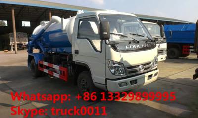 China Bottom price new products vacuum sewer suction and flushing truck, best seller export model forland 5 cubic meters sewag for sale