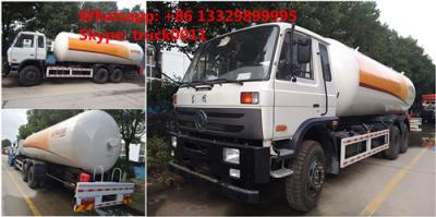 China CLW Brand 10tons LPG mobile tanker truck for sale, high quality and best price 25m3 dongfeng brand LPG gas bobtail truck for sale