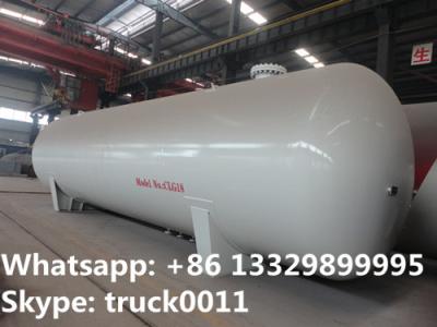 China CLW brand 35 metric tons bullet type stationary  surface lpg gas storage tank, best price CLW brand 35tons lpg gas tank for sale