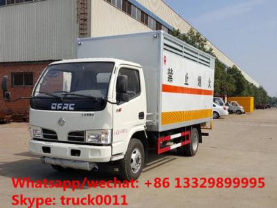 China Dongfeng LHD 4*2 gas cylinder transportation truck for sale, best price dongfeng van truck for carrying gas cylinders for sale