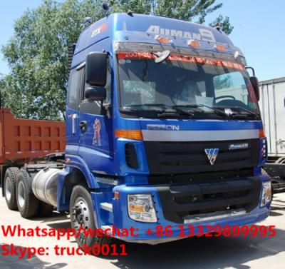 China best seller-FOTON AUMAN 6*4 340hp diesel semitrailer tractor head for sale, hot sale FOTON heavy duty tractor head for sale