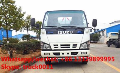 China Factory sale best price ISUZU 600P 120hp diesel 5,000Liters cistern truck, 2020s new ISUZU brand 4*2 LHD 5m3 water tank for sale