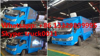 China HOT SALE forland 4*2 RHD LED advertising truck with 3 sides P8 LED screen, best price Forland LED billboard truck for sale