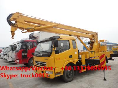 China Factory sale cheapest price Dongfeng LHD 16m aerial platform truck, Wholesale best price 12-16m overhead working truck for sale