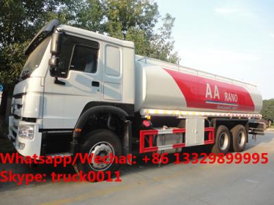 China HOT SALE!high quality and bottom price SINO TRUK HOWO 20,000Liters bulk oil tank truck/ diesel tank delivery truck for sale