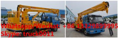 China factory sale 2020s 14m-16m fold arm type High altitude working platform Aerial truck crane truck with working bucket for sale