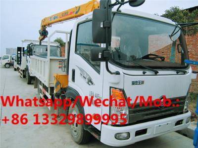 China High quality and best price SINO TRUK 3.5TONS cargo truck with crane for sale, cheaper price mobile truck with crane for sale