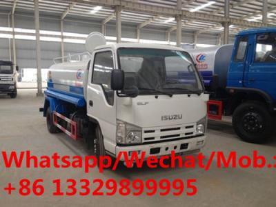 China HOT SALE! new ISUZU brand diesel 5cbm portable water tanker truck, cheaper price ISUZU drinking water cistern vehicle for sale