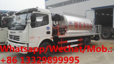 China HOT SALE! high quality dongfeng 6cbm Intelligent type asphalt spreading tanker vehicle, 5T bitumen distributing truck for sale