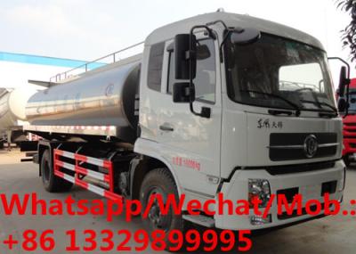 China Customized Dongfeng RHD 10,000Liters stainless steel foodgrade milk tanker truck for sale, Liquid food tanker vehicle for sale