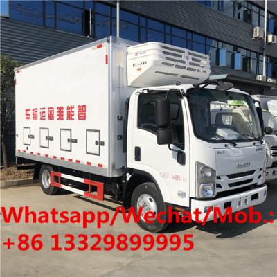 China new manufactured ISUZU livestock poultry day old chick transported vehicle for sale, refrigerated truck for baby chick for sale