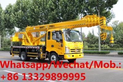 China HOT SALE! new manufactured Tangjun 4*2 LHD 8T mobile truck crane, smaller 8tons mobile truck mounted crane for sale for sale