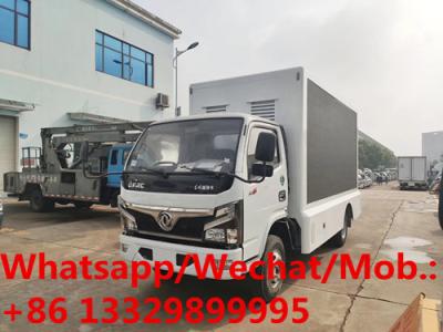 China China supplier Dongfeng diesel engine P6 mobile LED advertising truck for sale, good price colorful LED screen vehicle for sale