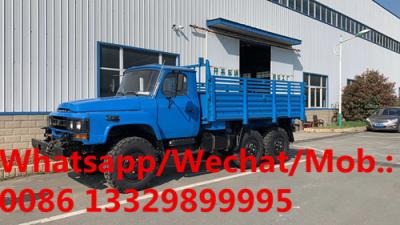 China Customized dongfeng long head 6*6 190hp diesel military cargo stake carrier for sale,cross-field off road lorry vehicle for sale