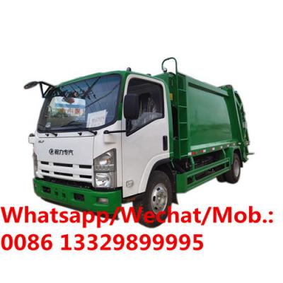 China HOT SALE! GOOD PRICE ISUZU 8cbm Refuse garbage compactor vehicle, HOT SALE! rear loader garbage compactor truck for sale for sale