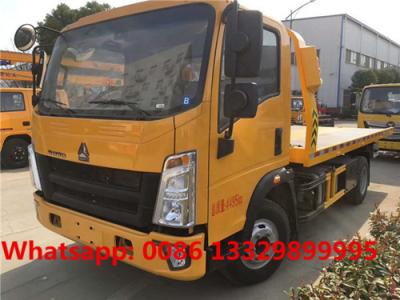 China good price! SINO TRUK HOWO 4*2 RHD 116hp diesel 3T road block removal car for sale,  street wrecker towing truck for sale