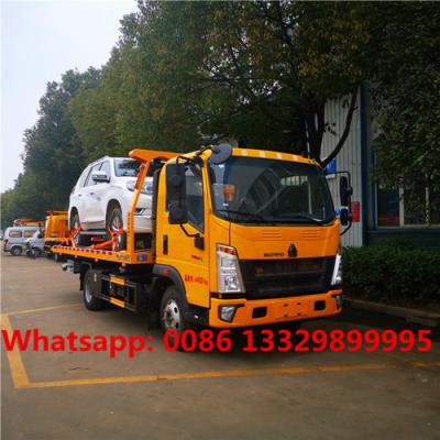 China Good price HOWO 5T Towing Emergency Rescue wheel lift Wrecker Tow Truck. road wrecker towing vehicle for sale for sale