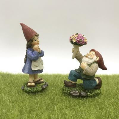 China Europe Factory Price Resin Miniature Fairy Garden Gnomes for sale